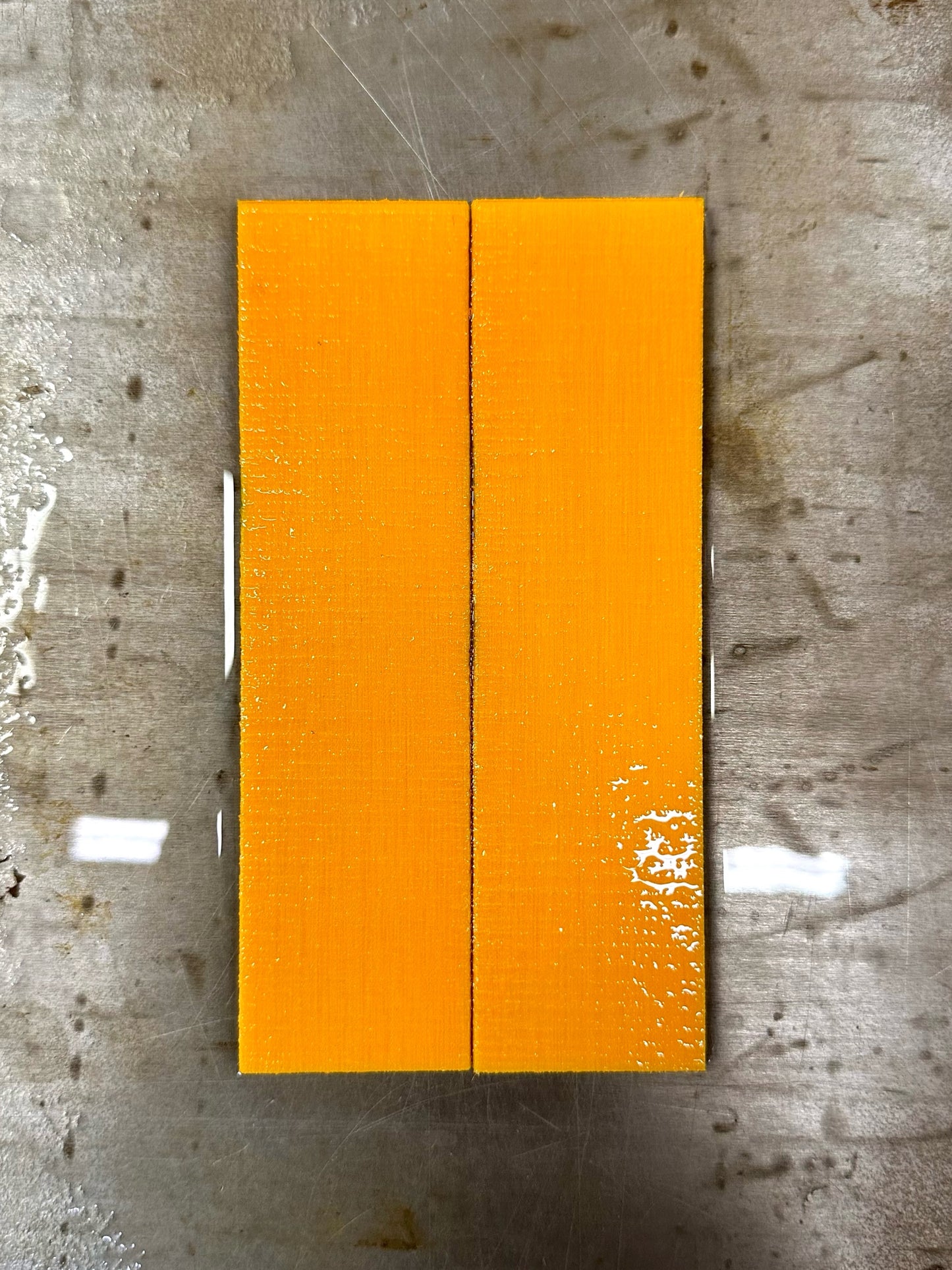 Y Linen Micarta Crosscut Yellow/orange