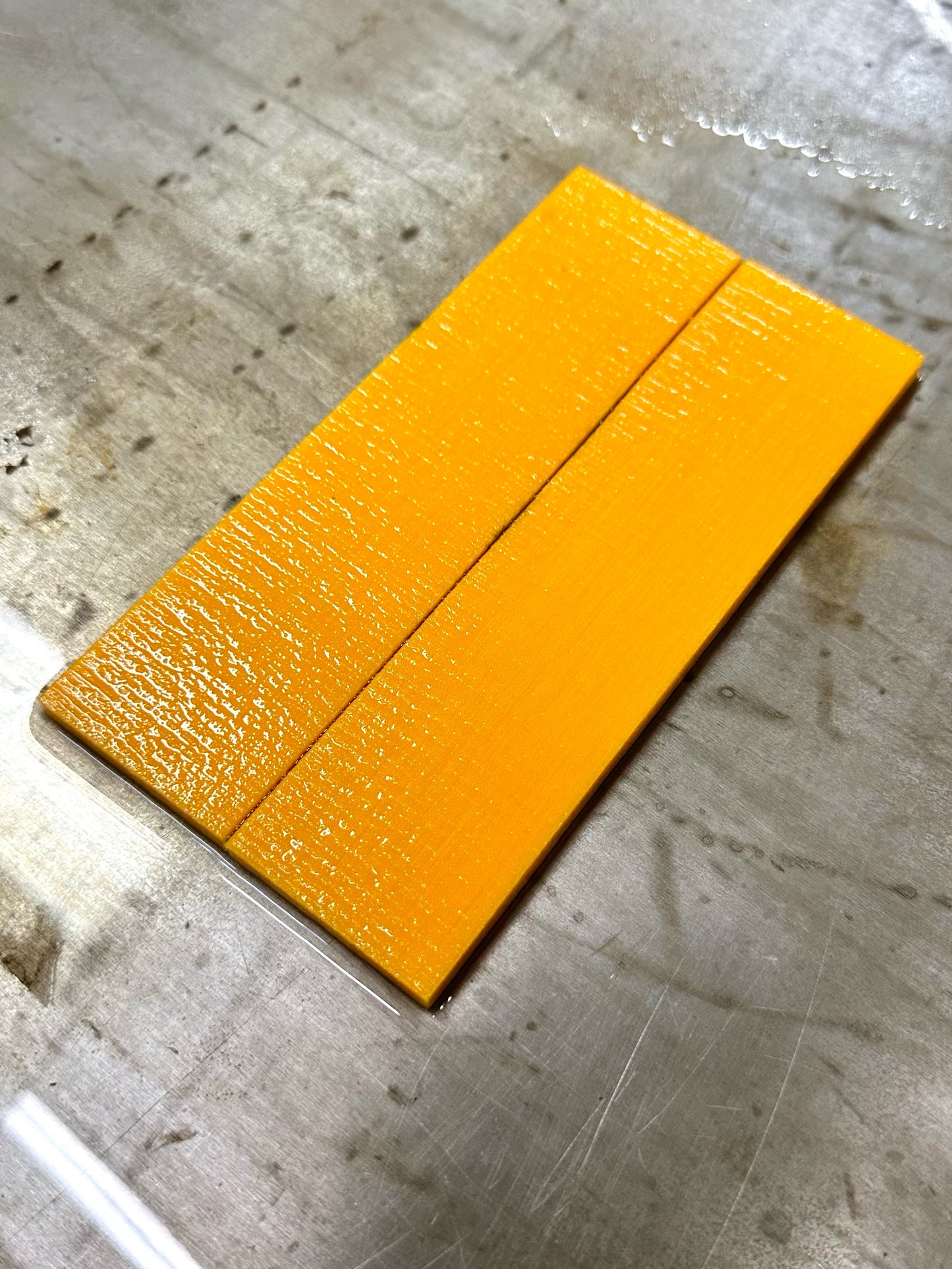 Y Linen Micarta Crosscut Yellow/orange