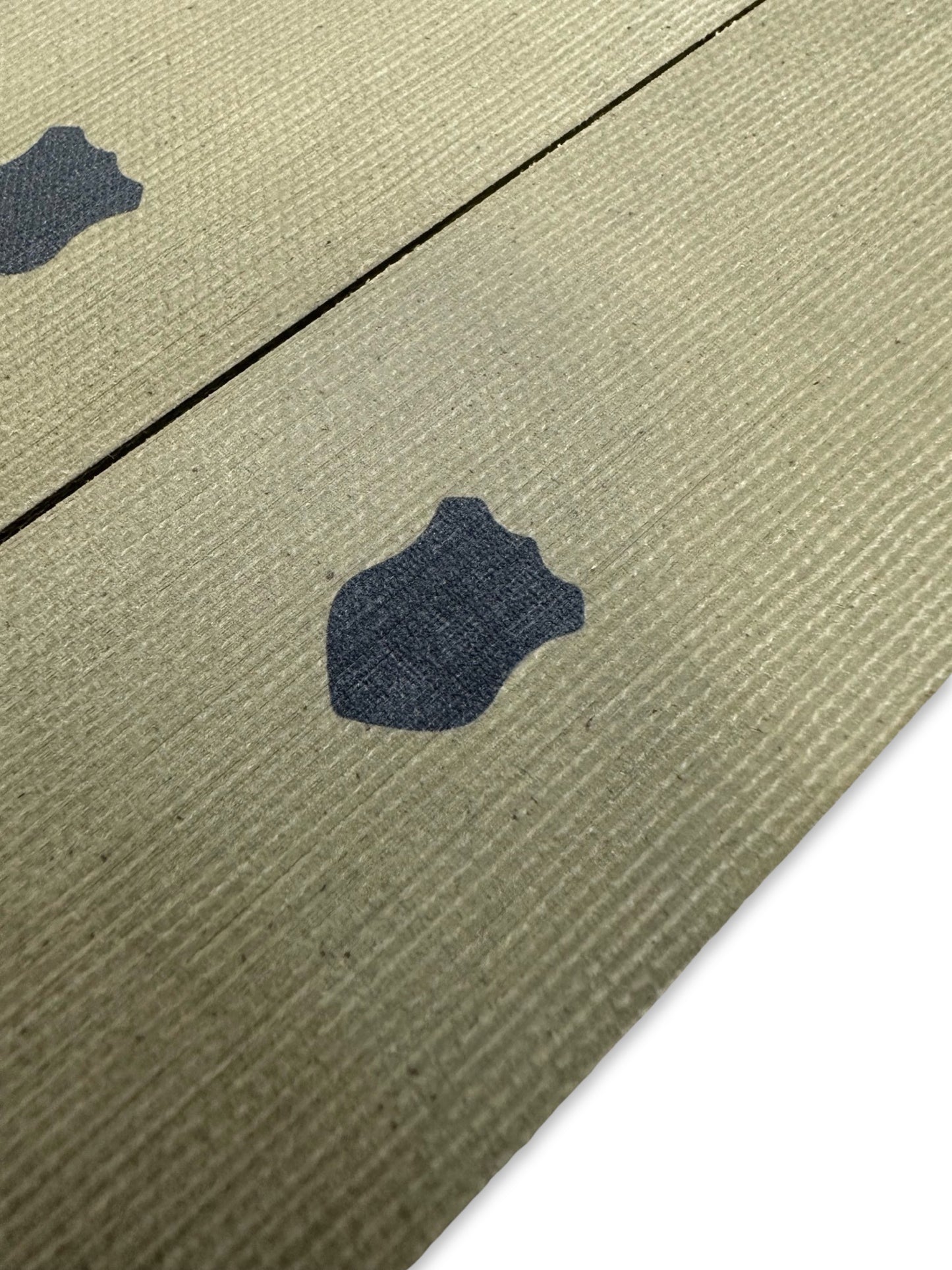 OD Green canvas micarta inlaid with Linen micarta Shield no Liner/Spacer