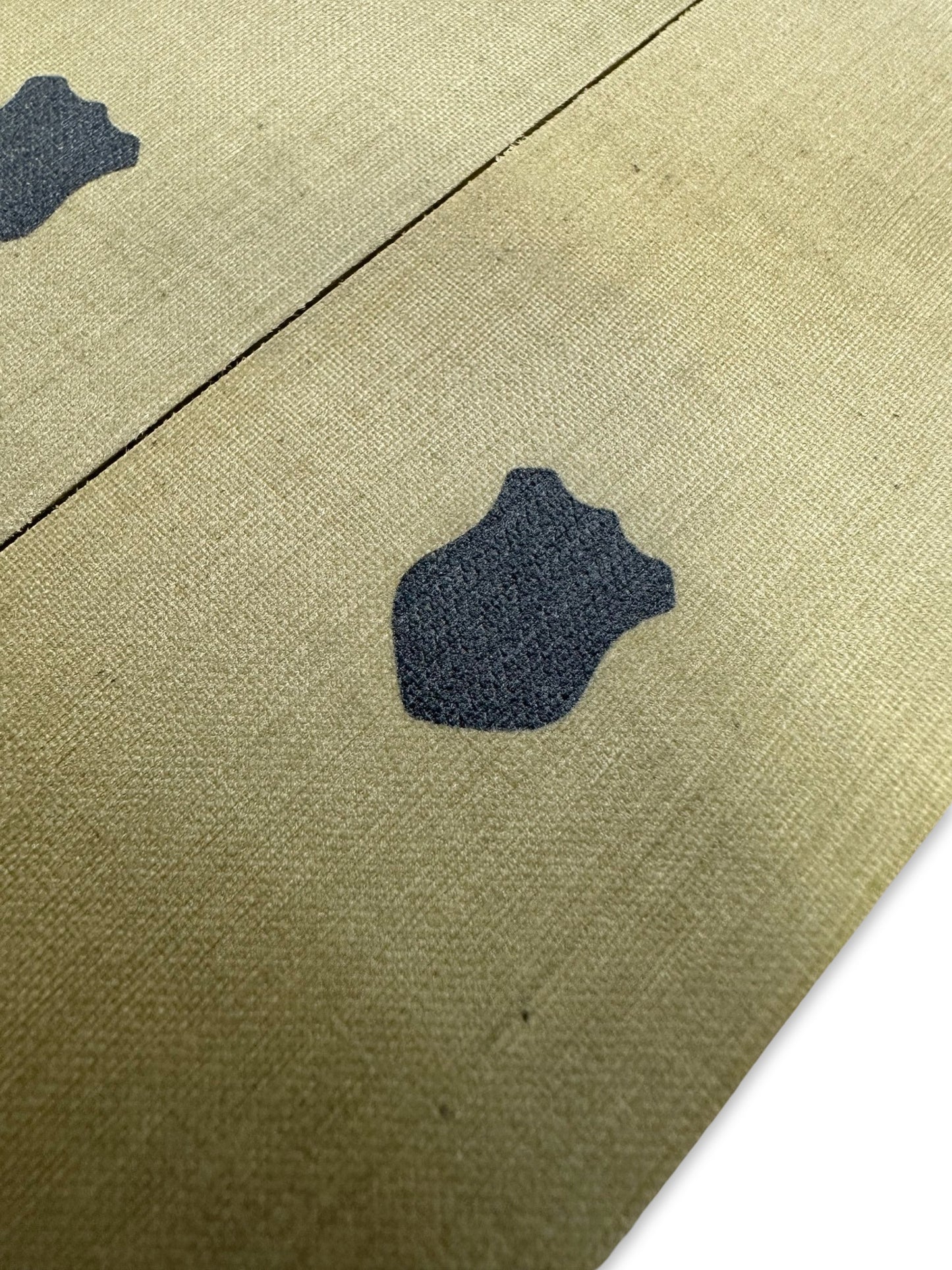 OD Green linen micarta inlaid with Black Shield micarta no Liner/Spacer