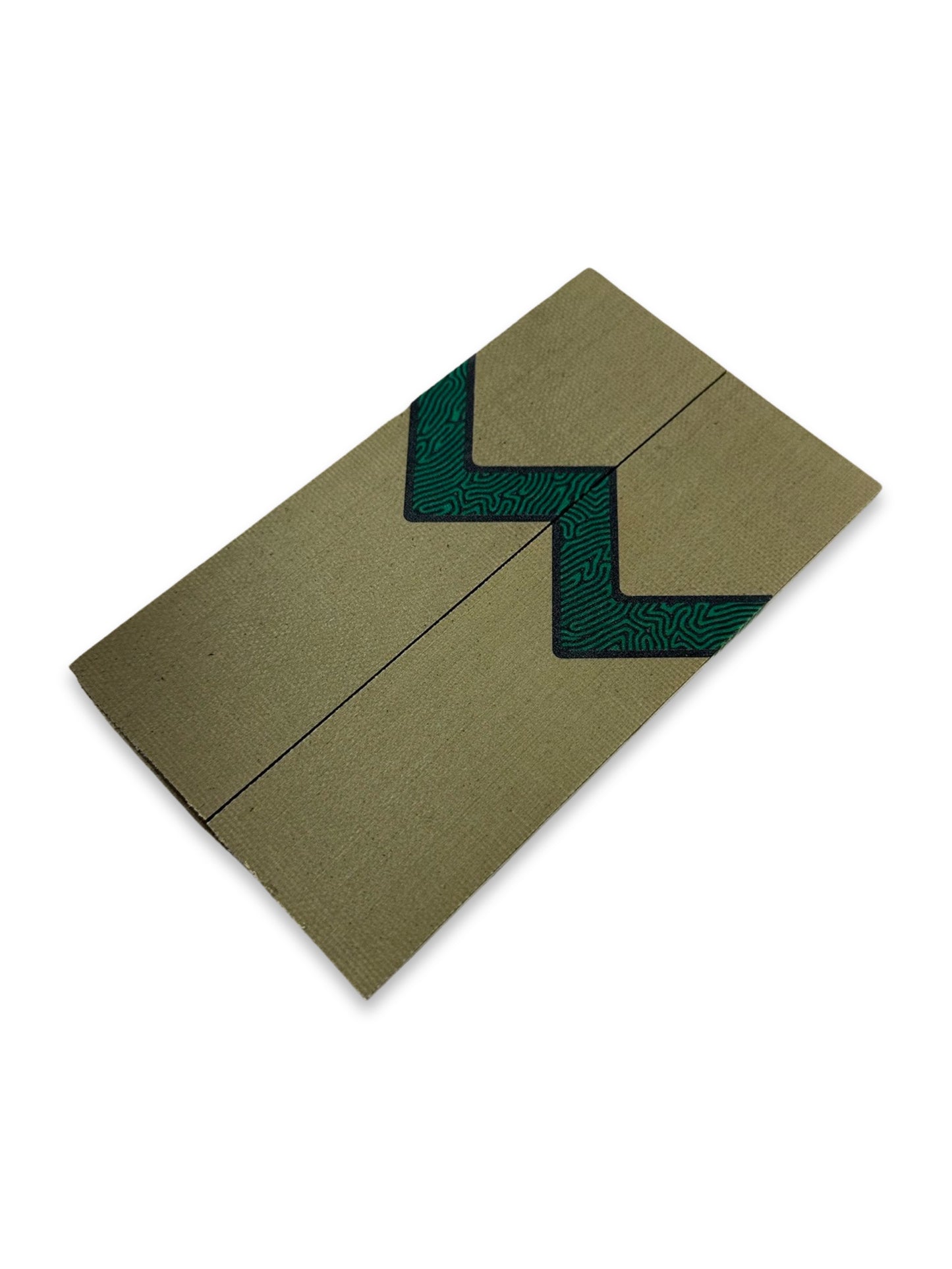 OD Green + Black + Y micarta. No Liner/Spacer