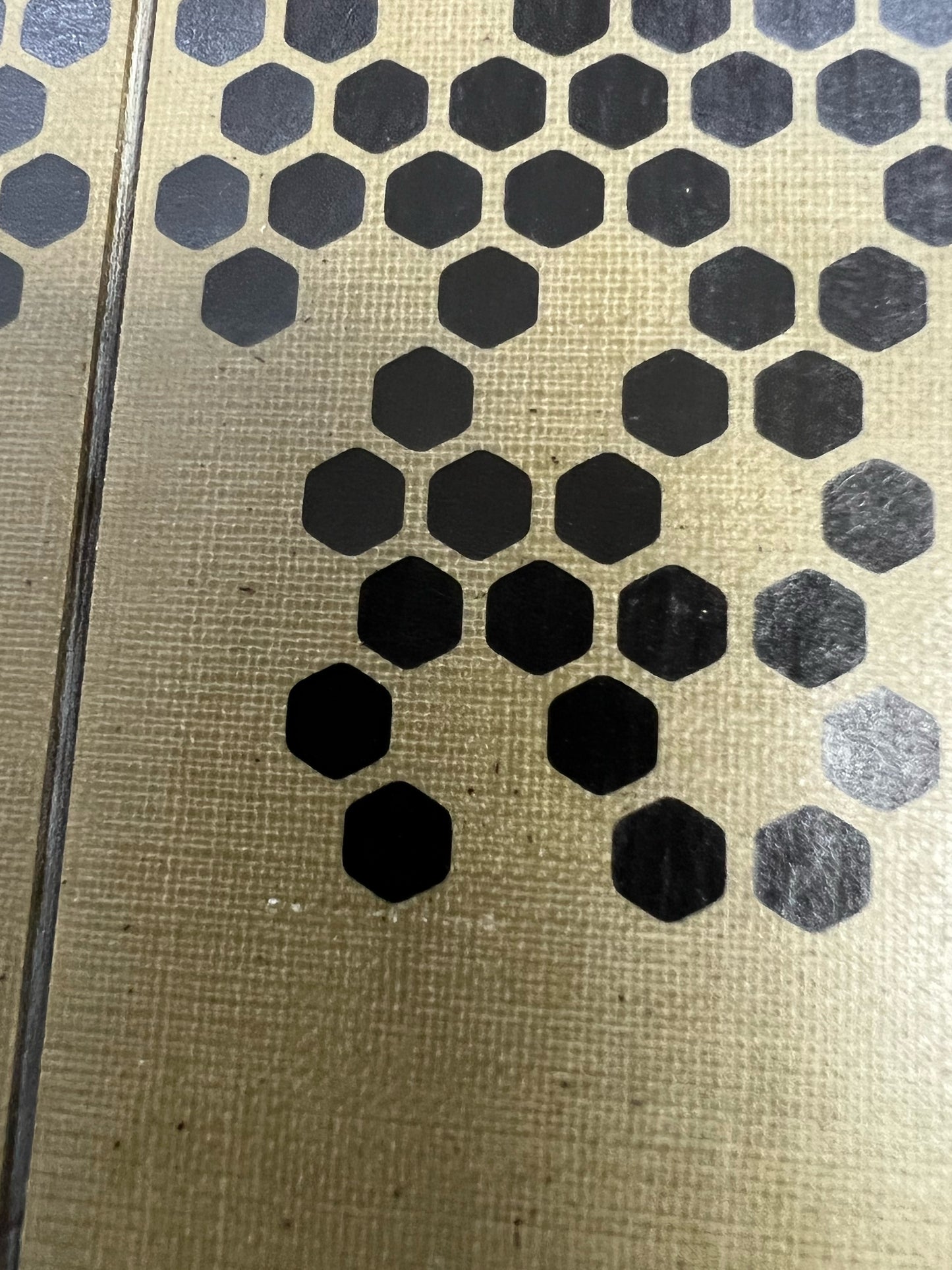 OD Green Linen Micarta Black Hex