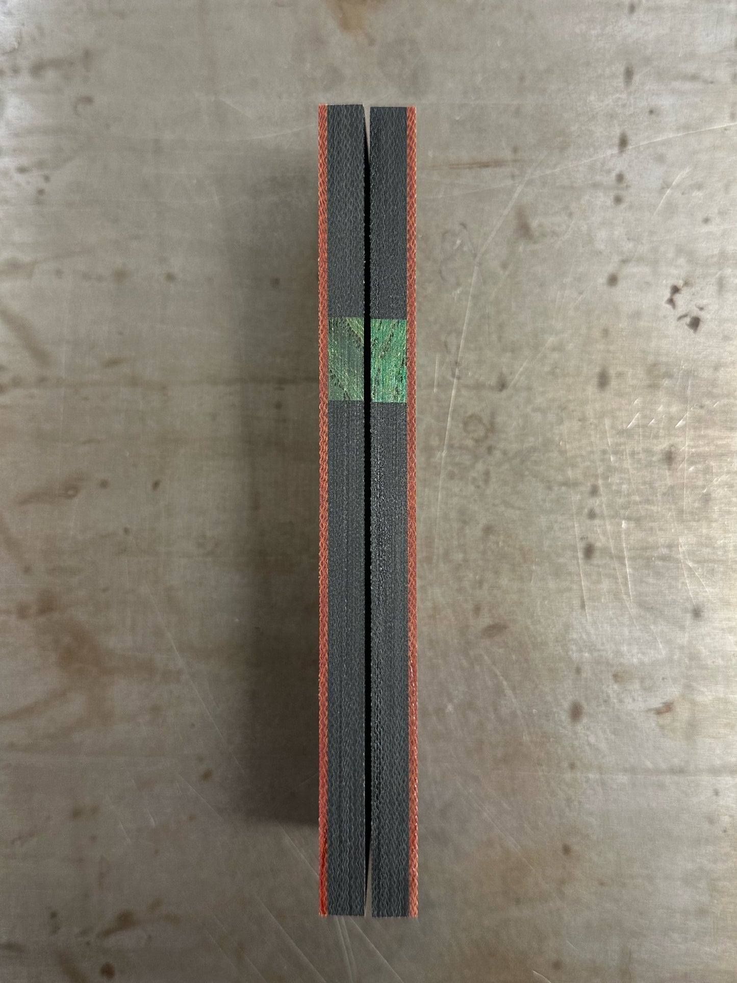 Black Canvas Micarta + Stabilized wood