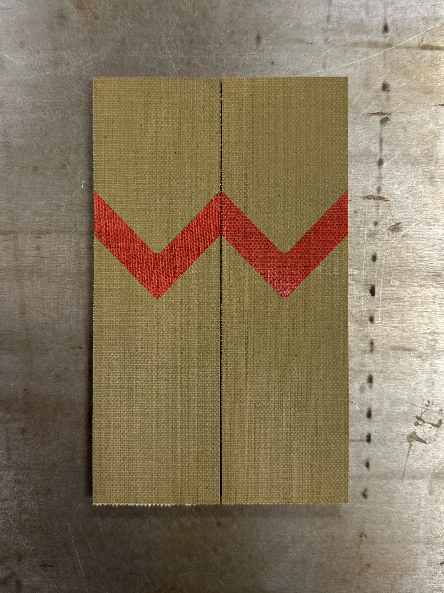 Chevron pattern (Micarta) no Liner/Spacer