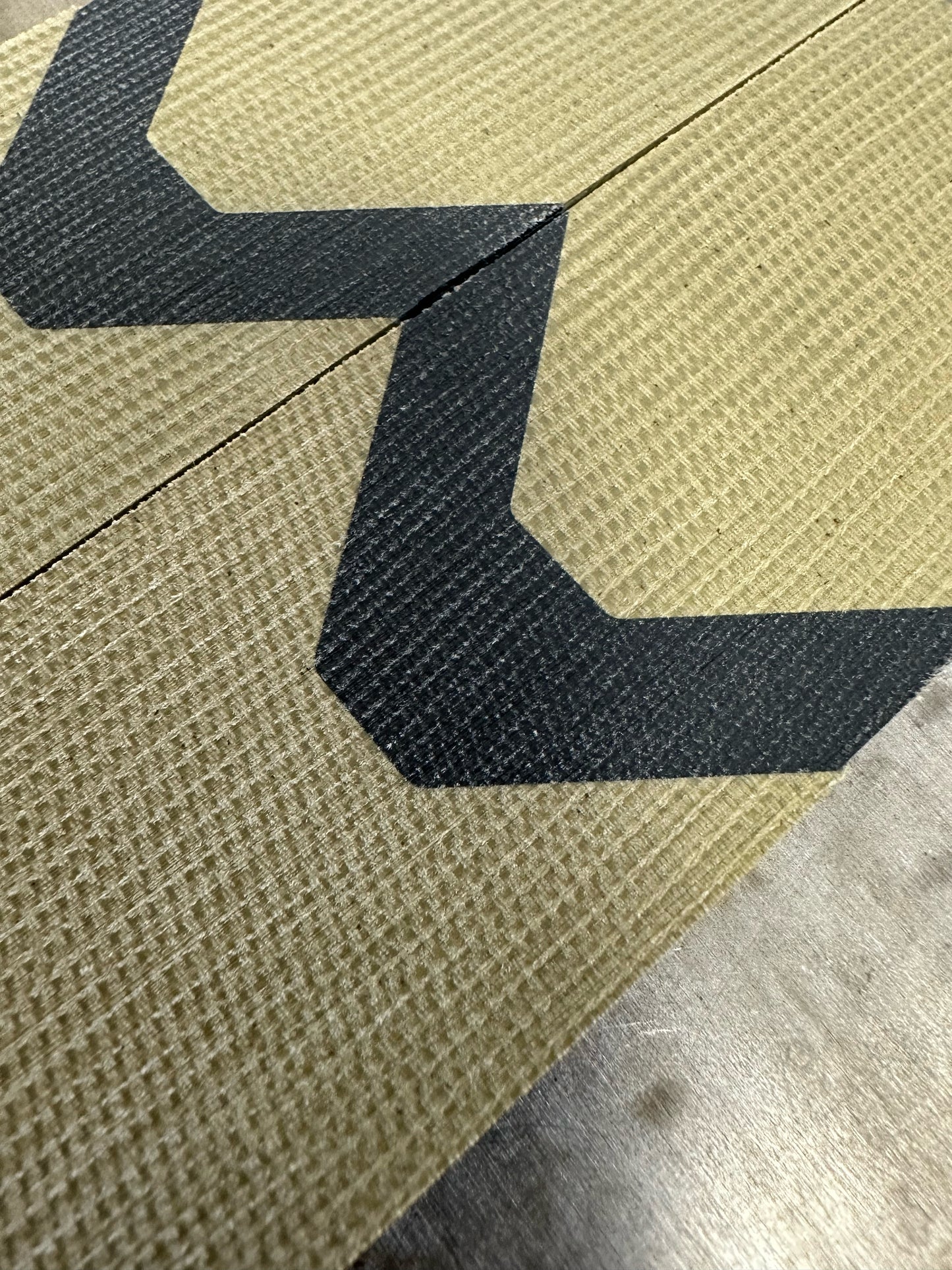 Coarse OG Green Micarta With Black Micarta no Liner/Spacer