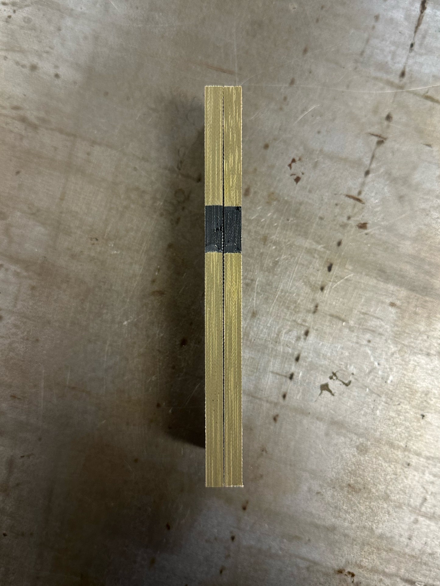 Coarse OG Green Micarta With Black Micarta no Liner/Spacer