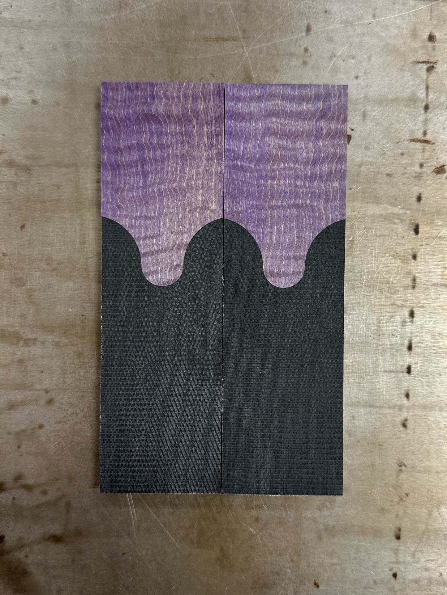 Micarta + Stabilized wood no Liner/Spacer