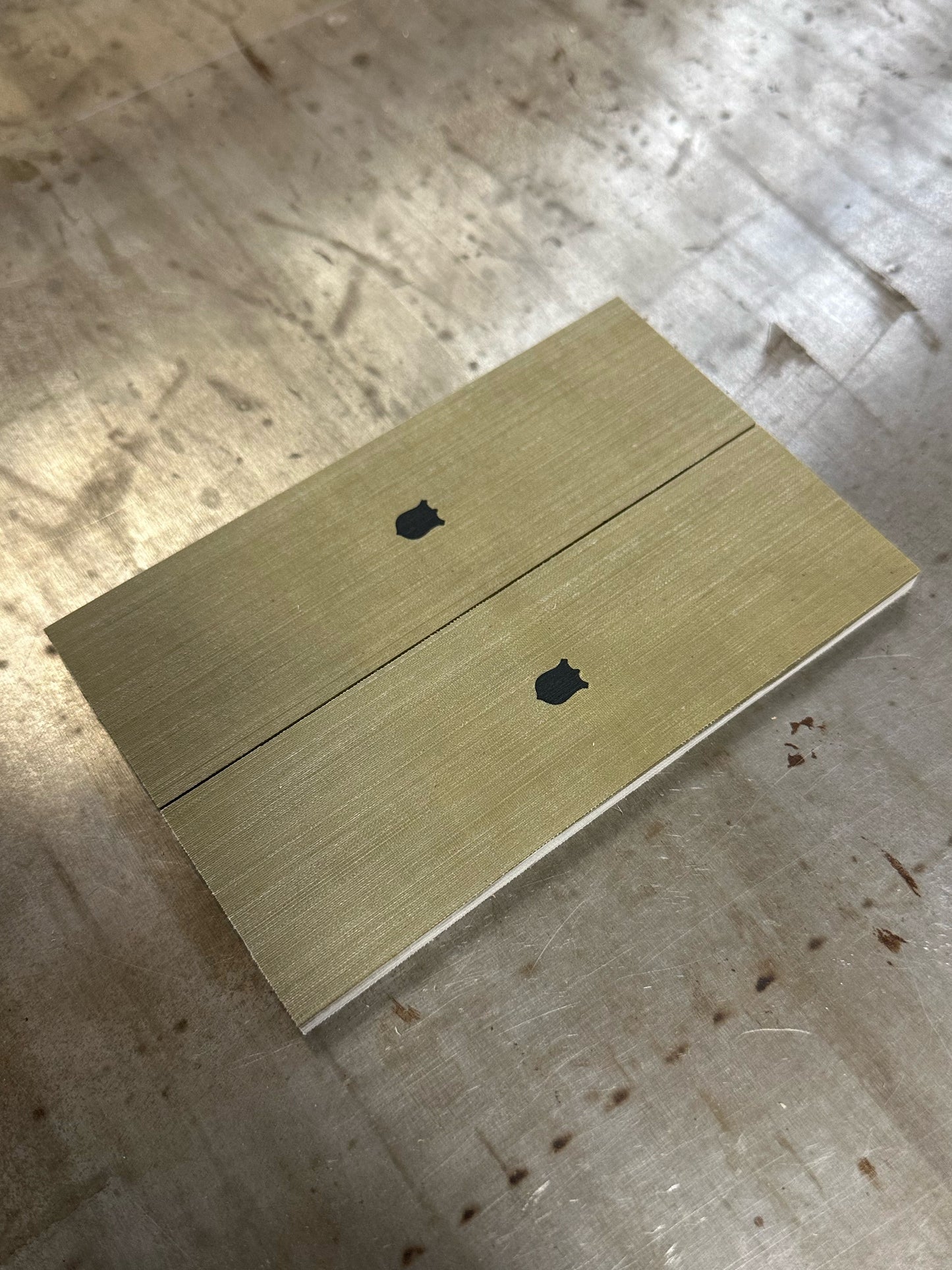 OD Green Linen micarta Black Resin Shield.