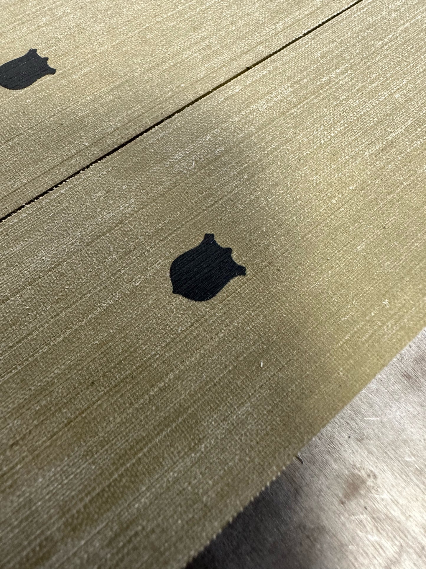 OD Green Linen micarta Black Resin Shield.