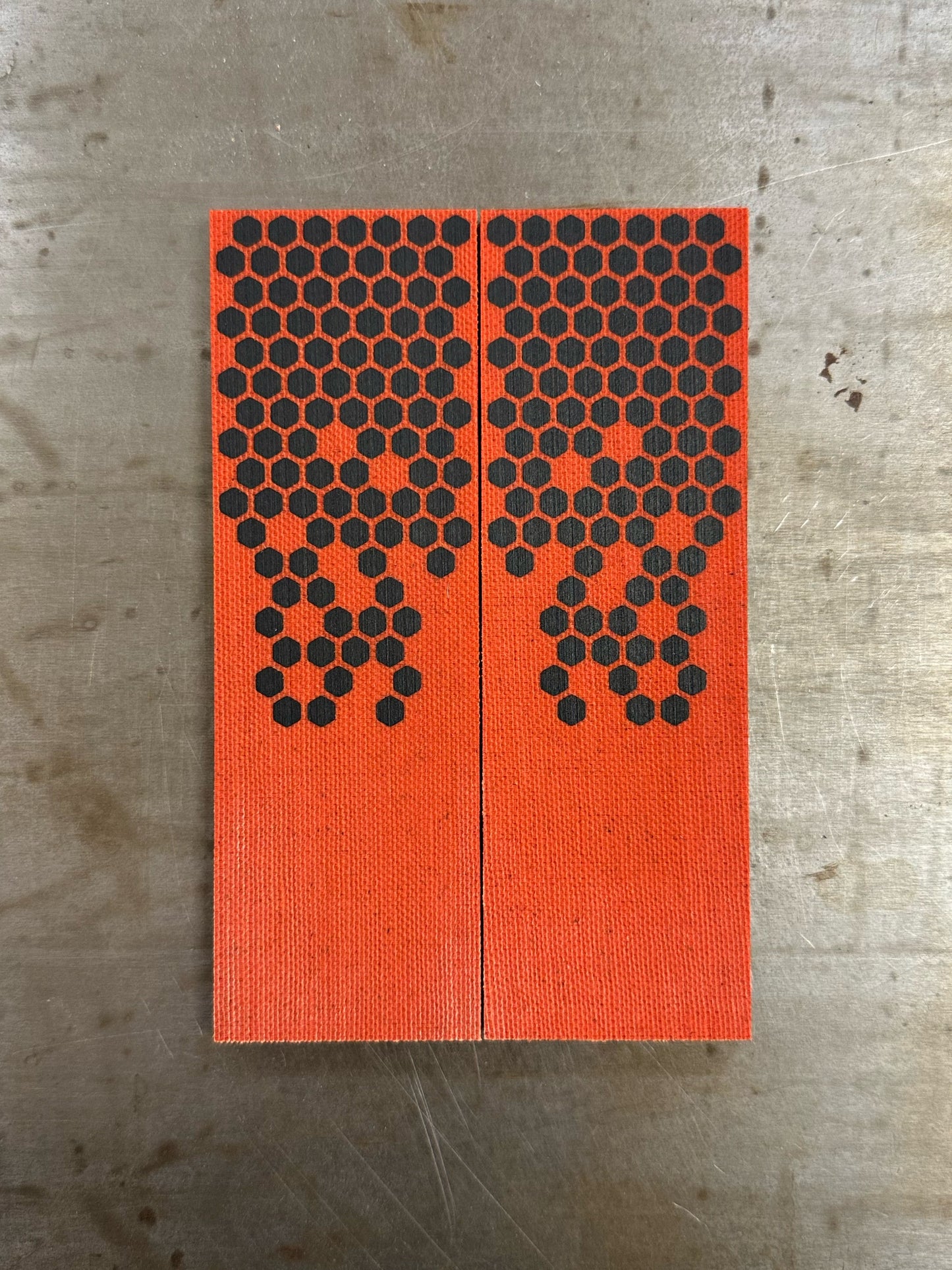 Fire Canvas Micarta Black Hex