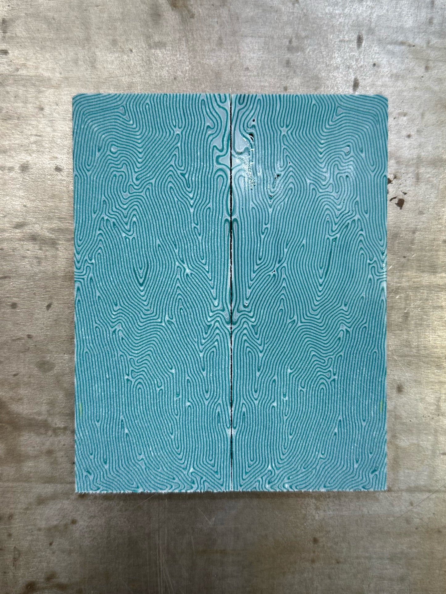 Y Micarta Teal/White Discounted!!!