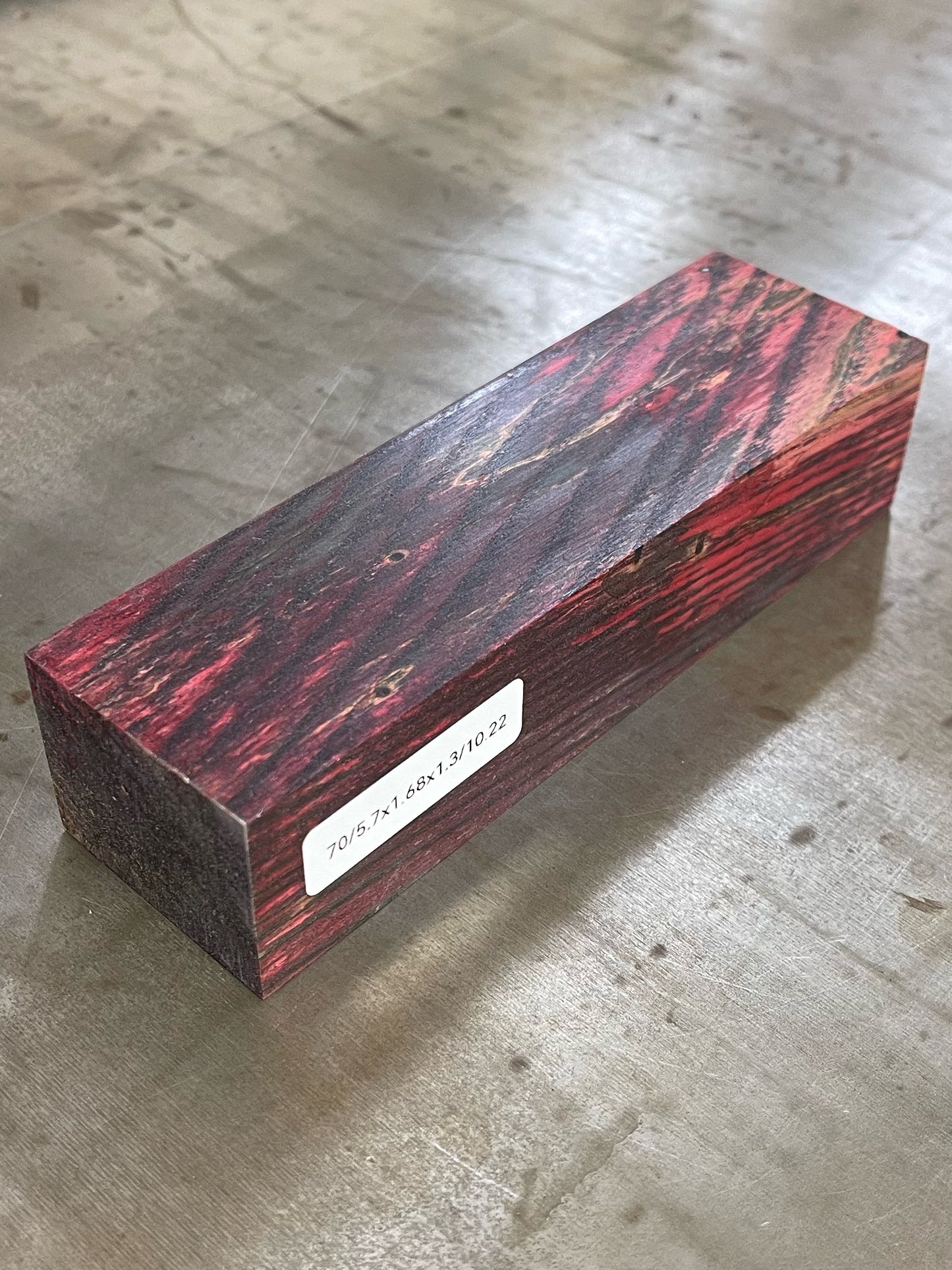 Spalted ash 5.7"x1.68"x1.3"