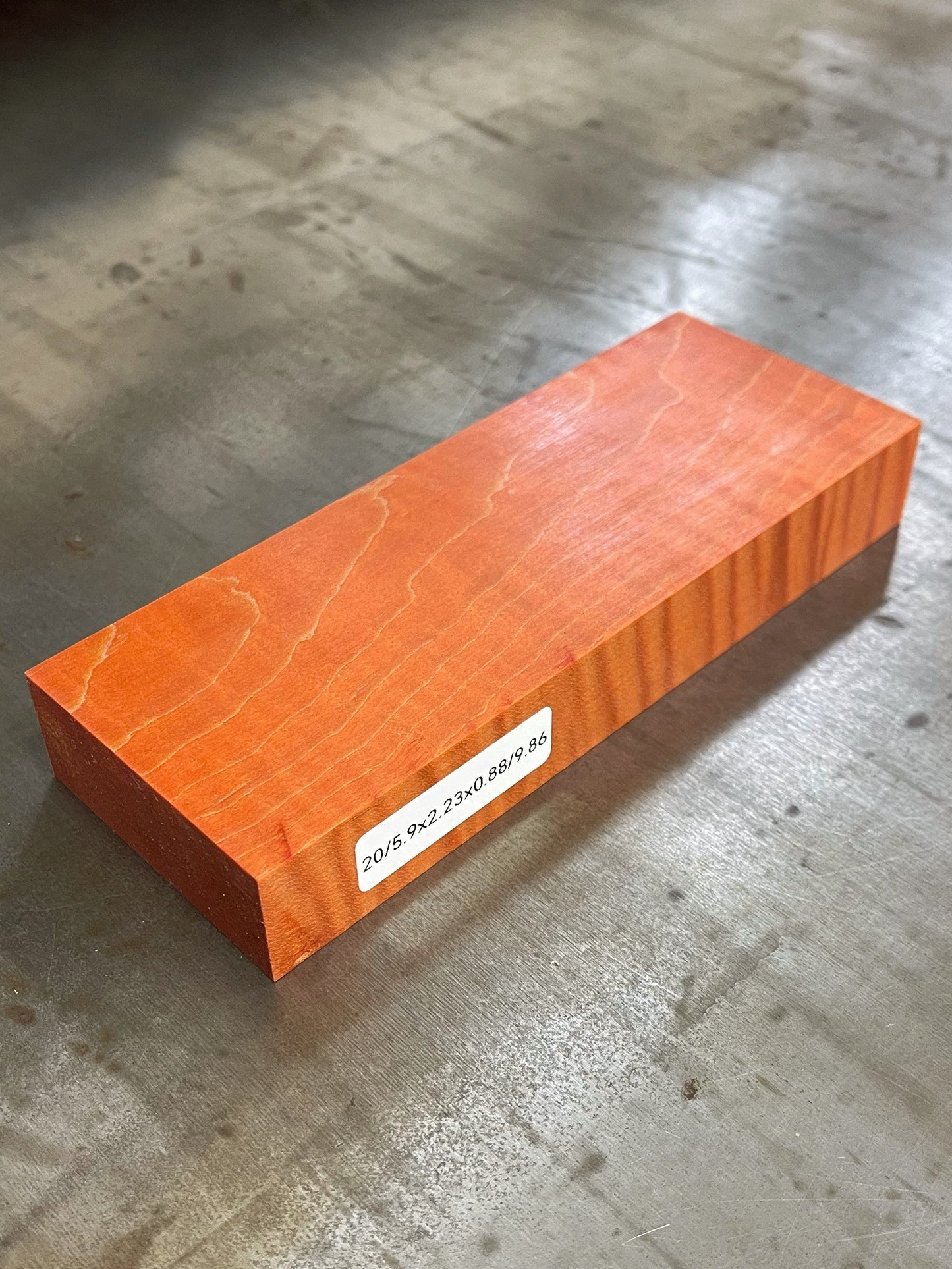 Maple 5.9"x2.23"x0.88"