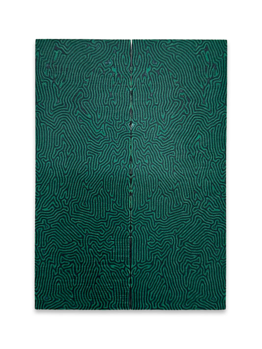 Y Micarta Grey/Green Knife scales