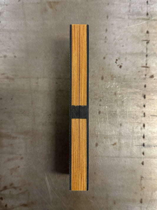 Coarse Natural Micarta + Stabilized wood