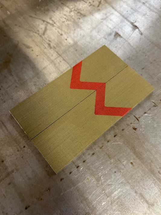 Chevron pattern (Micarta) no Liner/Spacer