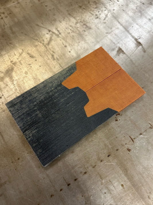 Black/Green+ Natural micarta no Liner/Spacer