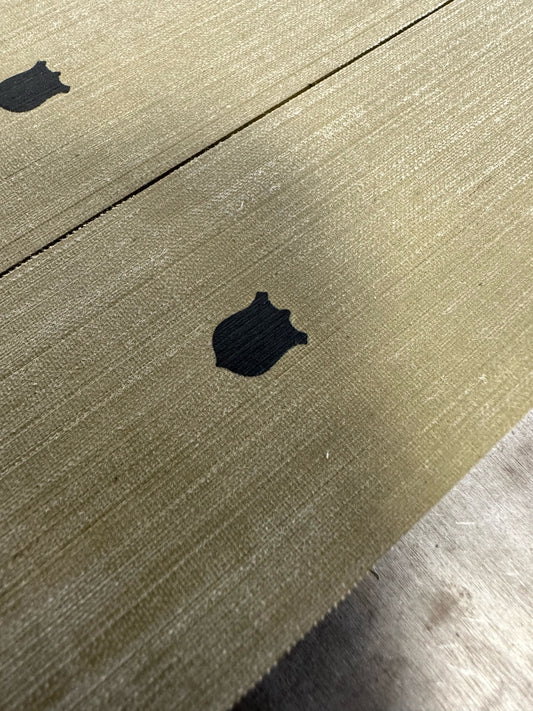 OD Green Linen micarta Black Resin Shield.