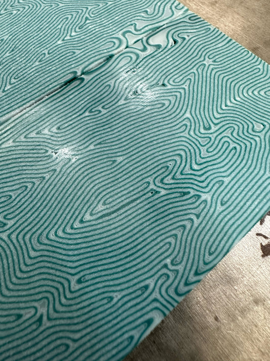 Y Micarta Teal/White Discounted!!!