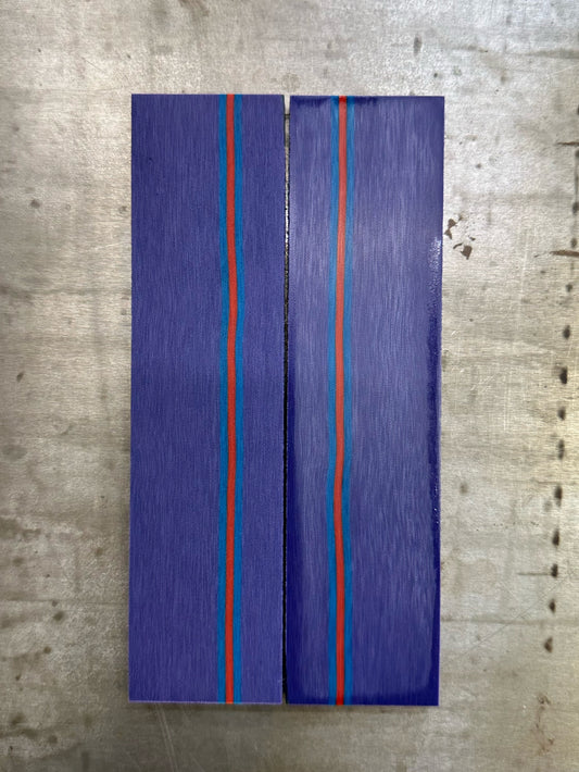 Y Micarta Purple/blue/red