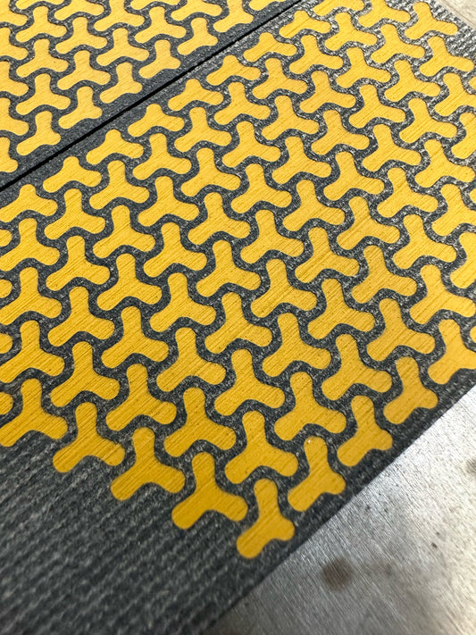 Black Canvas Micarta Desert J Triangle